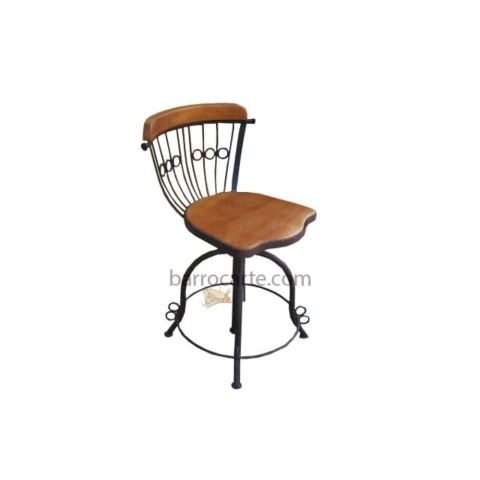 Banqueta Bistrô II Regulável e Giratória - Cód 815