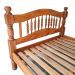 Cama de Casal Arco em Madeira de Demolição - REF 1222