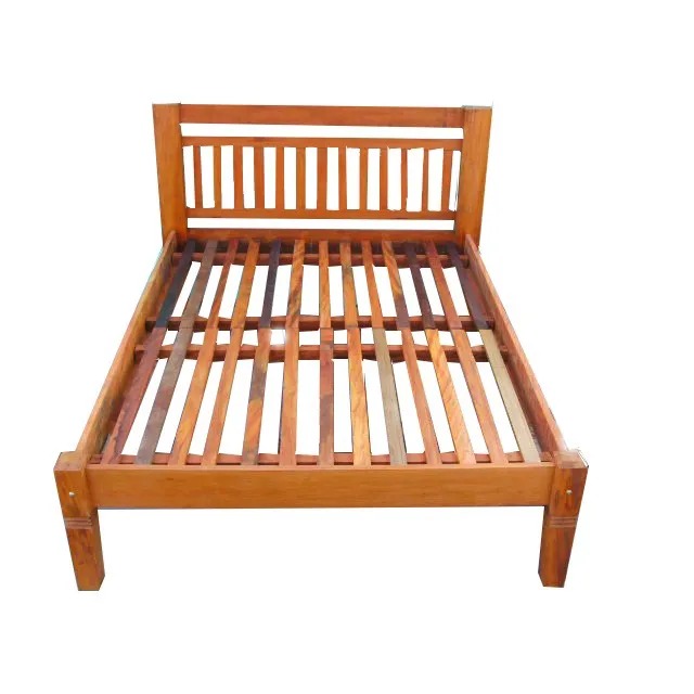 Cama de Casal Format em Madeira de Demolição - REF 1237