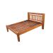 Cama de Casal Format em Madeira de Demolição - REF 1237