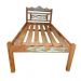 Cama de Solteiro Riviera em Madeira de Demolição - Cód 1814