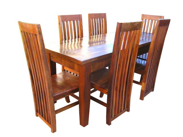 Conjunto de Mesa Yara em Madeira de Demolição - Cód 726