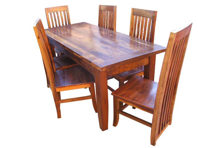 Conjunto de Mesa Yara em Madeira de Demolição - Cód 726