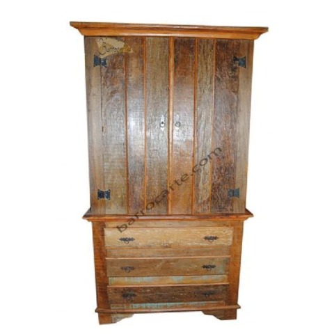 Guarda-Roupa Evidence Em Madeira De Demolição - Cód 370