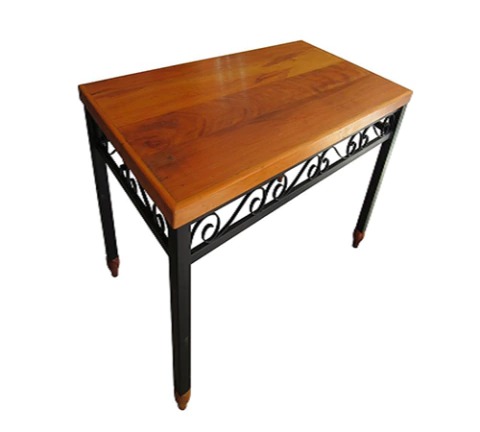 Mesa Avery em Madeira e Ferro - Cód 2525