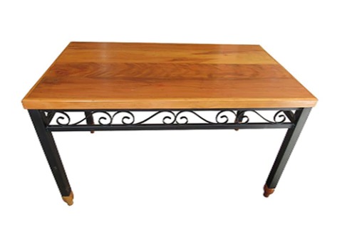 Mesa Avery em Madeira e Ferro - Cód 2525