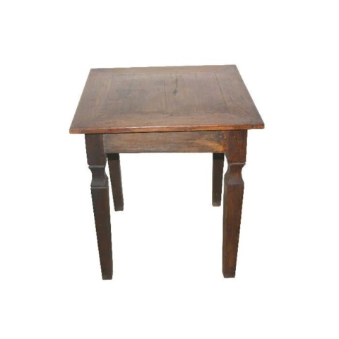 Mesa De Canto Cora Em Madeira De Demolição - Cód 2082