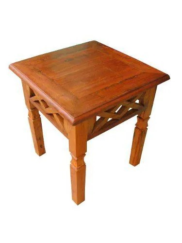 Mesa De Canto Hidden Em Madeira De Demolição - Cód 313