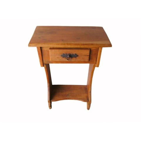 Mesa De Canto Lisa Madeira Demolição - Cód 995