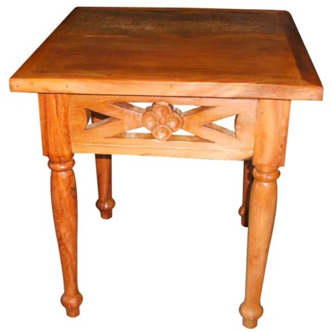 Mesa De Canto Mare Em Madeira De Demolição - Cód 891