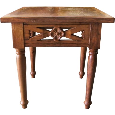 Mesa De Canto Mare Em Madeira De Demolição - Cód 891