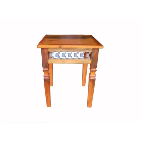 Mesa De Canto Ubaldi Em Madeira De Demolição - Cód 992