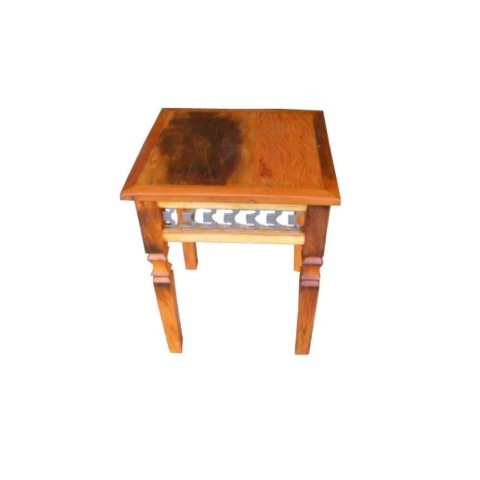 Mesa De Canto Ubaldi Em Madeira De Demolição - Cód 992