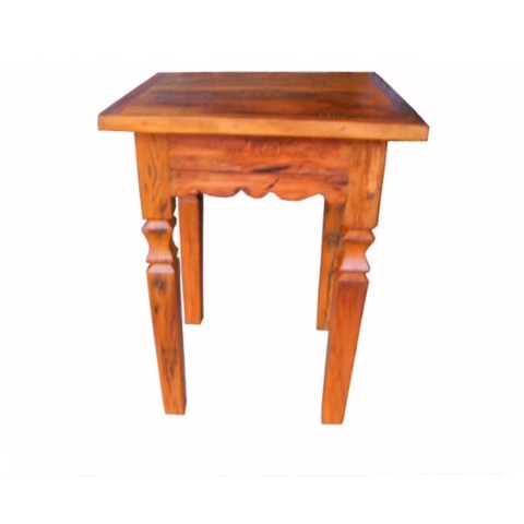 Mesa De Canto Xangai Em Madeira De Demolição - Cód 993