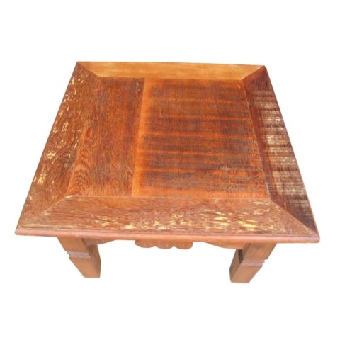 Mesa De Centro Bernar Em Madeira De Demolição - Cód 1154