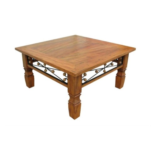 Mesa De Centro Emma Em Madeira De Demolição - Cód 2392