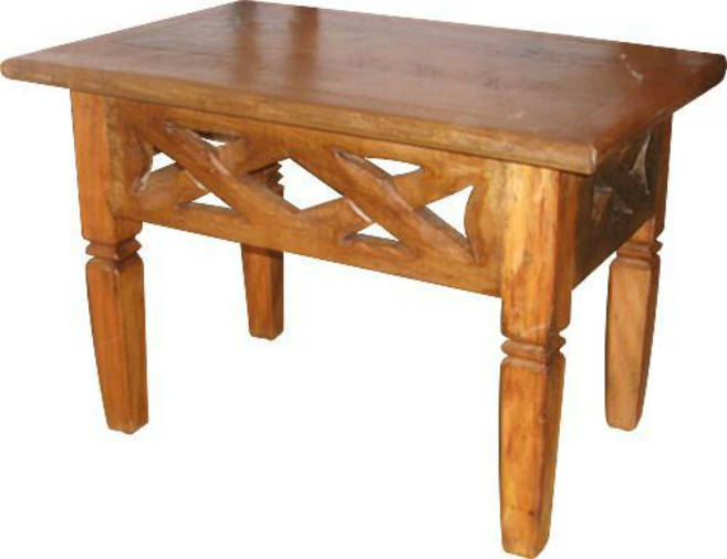 Mesa De Centro Jolie Em Madeira De Demolição - Cód 97