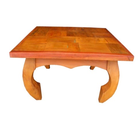 Mesa De Centro Lotus Em Madeira De Demolição - Cód 1208