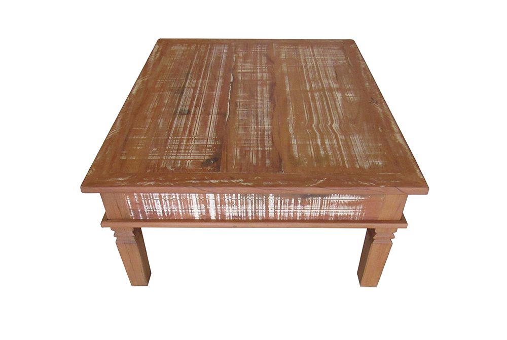 Mesa De Centro Nemesis Em Madeira De Demolição - Cód 342
