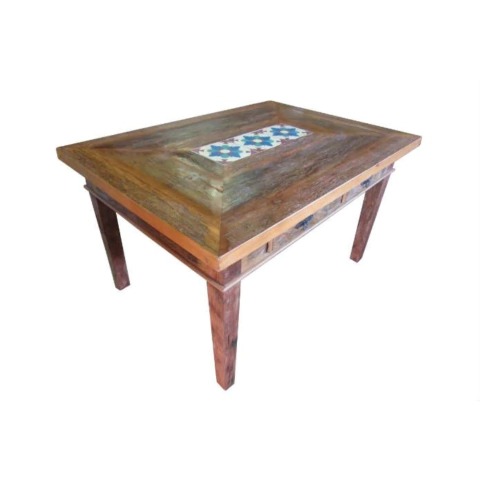 Mesa Naira Em Madeira De Demolição - Cód 2394