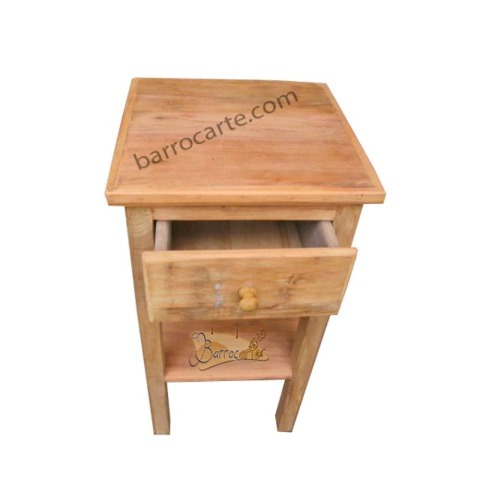 Mesa de Cabeceira Many Em Madeira De Demolição - Cód 1191