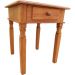 Mesa de Canto Elis em Madeira de Demolição - Cód 2377