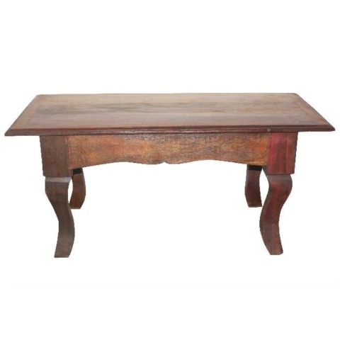 Mesa de Centro Rústica Léia em Madeira de Demolição - Cód 2083
