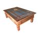 Mesa de Centro Rústica Liz em Madeira de Demolição - Cód 942