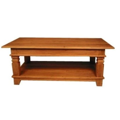 Mesa de Centro Rústica Prudence em Madeira de Demolição - Cód 1739
