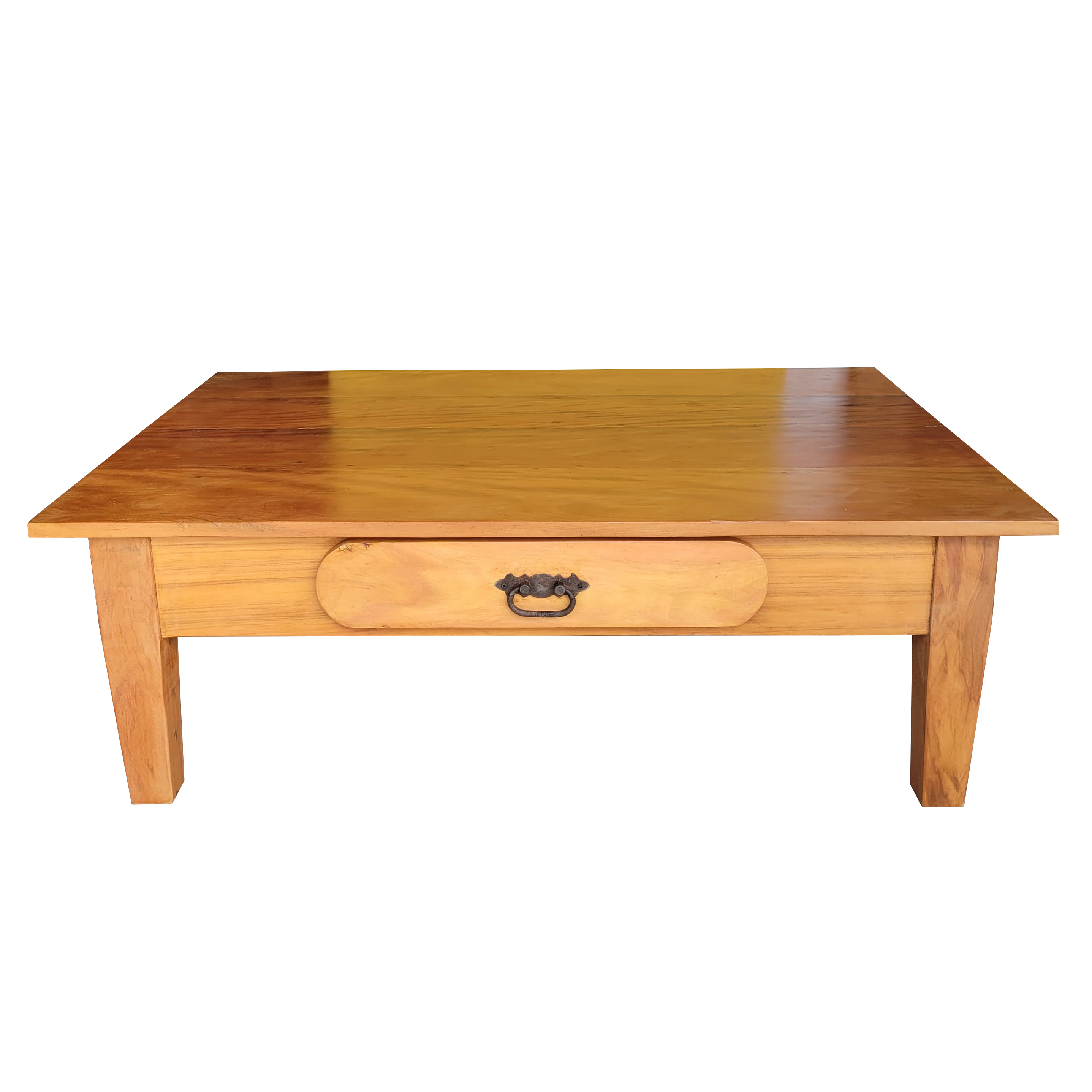 Mesa de Centro Rústica Velix em Madeira de Demolição - Cód 1802