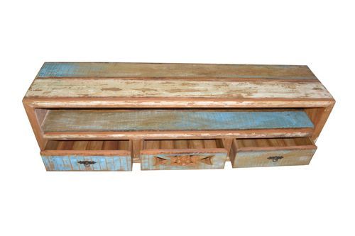 Rack Carambola Em Madeira De Demolição - Cód 1092