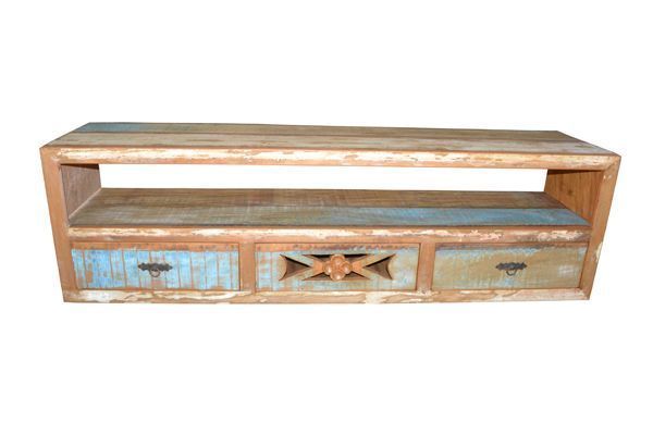 Rack Carambola Em Madeira De Demolição - Cód 1092