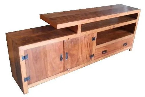 Rack Elegance Em Madeira De Demolição - Cód 1841