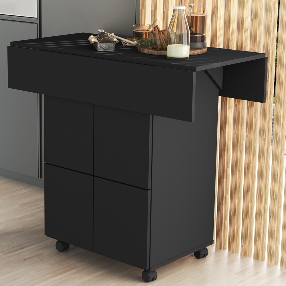 Bancada Mesa com Bancos Preto