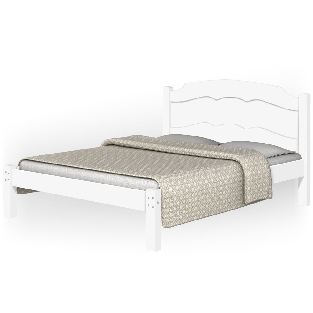 Cama Casal Maia Branco