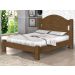Cama Solteiro Mesquita Castanho com Colchão
