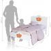Cama Solteiro Princesa Emily Branco com Colchão