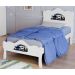 Cama Solteiro Princesa Emily Branco com Colchão