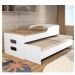 Cama com Auxiliar Veneza Branco com Colchão