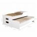 Cama com Auxiliar Veneza Branco com Colchão