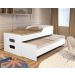 Cama com Auxiliar Veneza Branco com Colchão