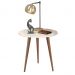 Conjunto de Mesas de Apoio e Lateral Teles Off White