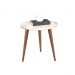 Conjunto de Mesas de Apoio e Lateral Teles Off White
