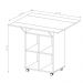 Mesa Retrátil Ana com Banquetas - Preto