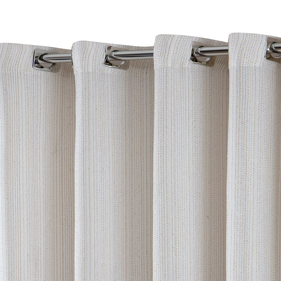 Cortina com Ilhós Gardenia 260x230 cm Branca