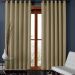 Cortinas com Ilhós Madras Nude (180x260)