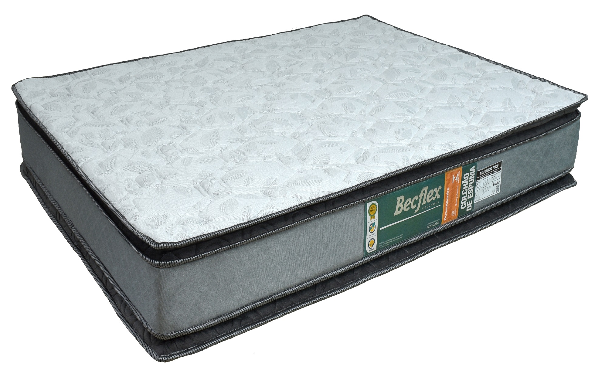 Colchão Espuma Becflex Titan Pillow Queen 1,58 m Firme