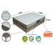 Conj. (Box + Colchão) Becflex Titan Gold Casal 1,38 m
