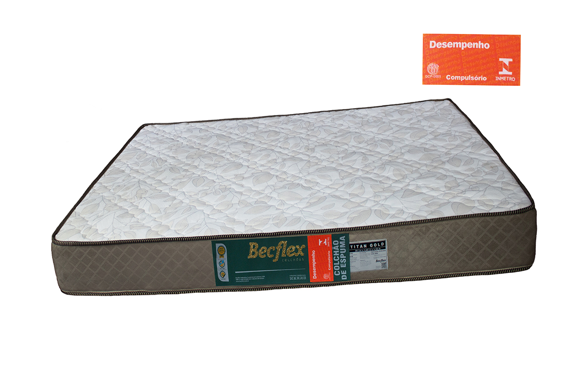 Conj. (Box + Colchão) Becflex Titan Viúva 1,28 m