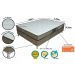 Conjunto Box Completo Casal Becflex Titan Mag Gold 1,38 x 1,88 x 0,58 (Cama Box + Colchão)